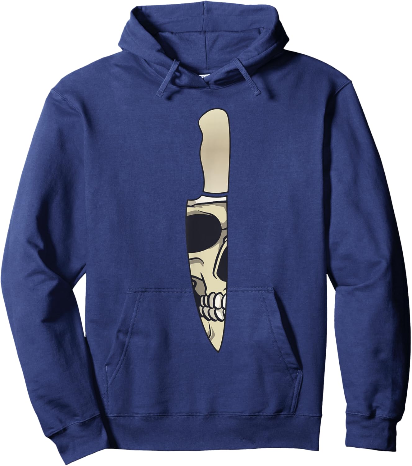 Cook Chef Cooking Knife Skull Hoodie - Hoodie | Navy
