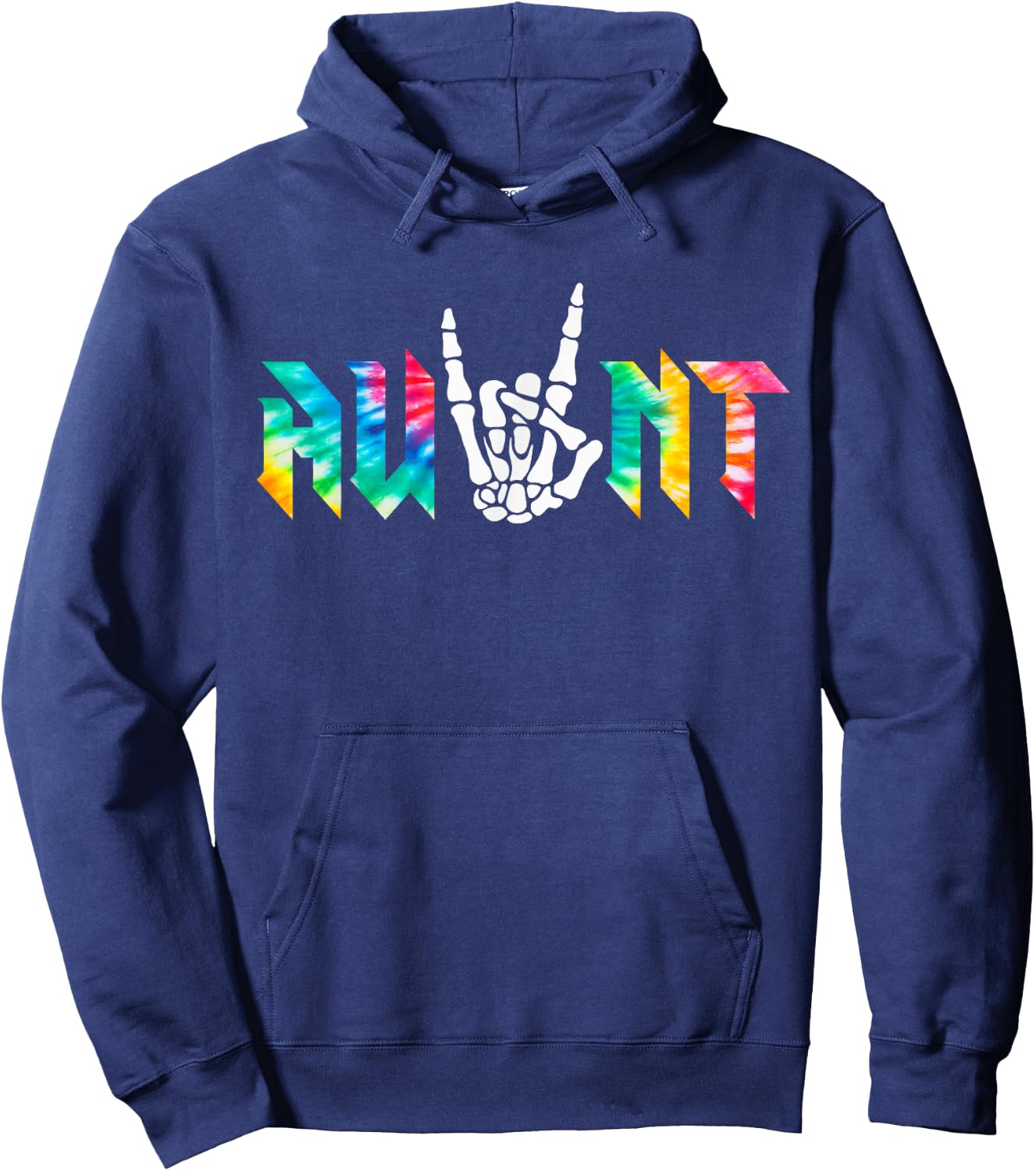 Aunt Of The Bad Two the Bone Birthday 2 Years Old Birthday Hoodie - Hoodie | Navy