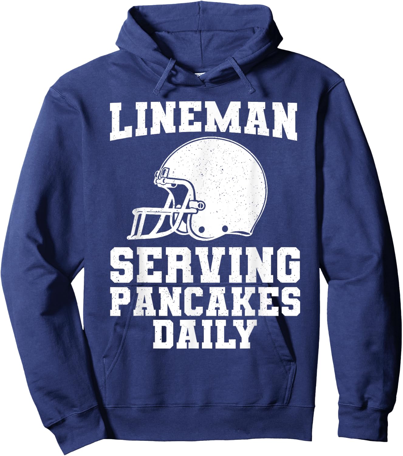 Funny Football Lineman Art Women Offensive Lineman Hoodie - Hoodie | Navy