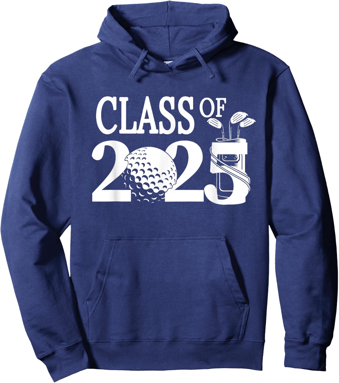 Class of 2025 Graduation Senior Golfer Golf Player Grad 2025 Hoodie - Hoodie | Navy