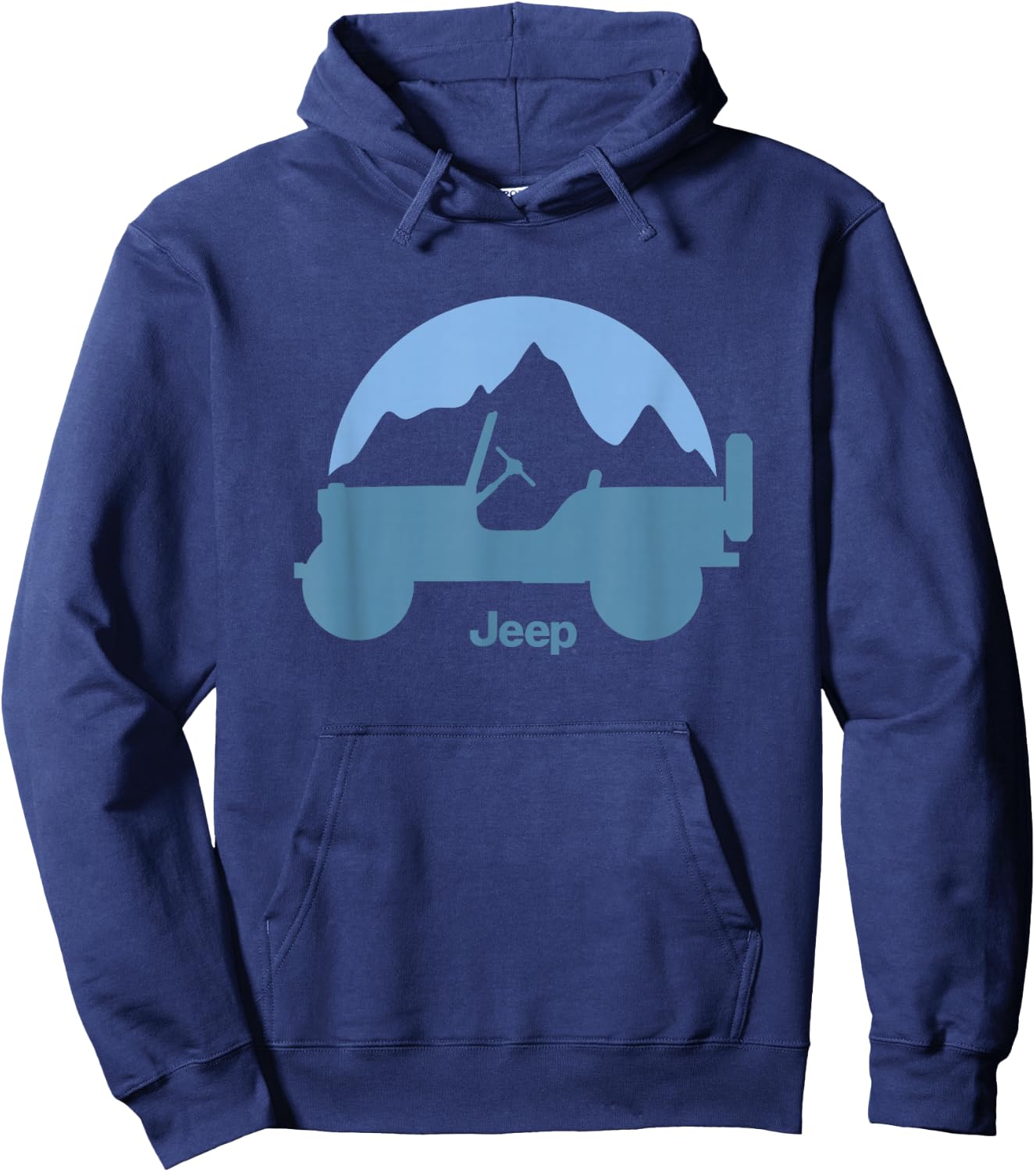 Jeep Willys Mountains Hoodie - Hoodie | Navy