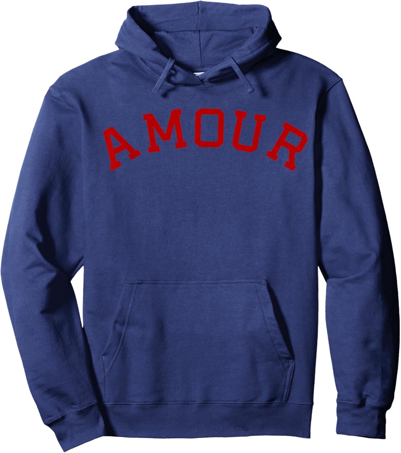 Amour French Love - Paris France Travel Hoodie - Hoodie | Navy