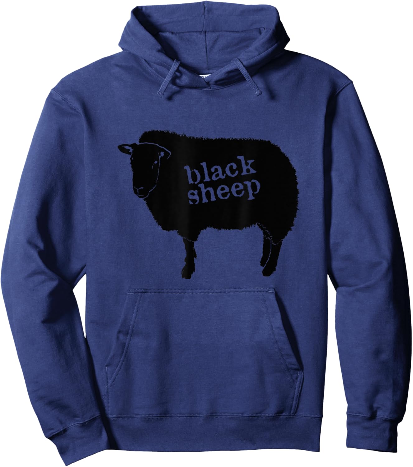 Black Sheep Misfit Outcast Rebel Hoodie - Hoodie | Navy