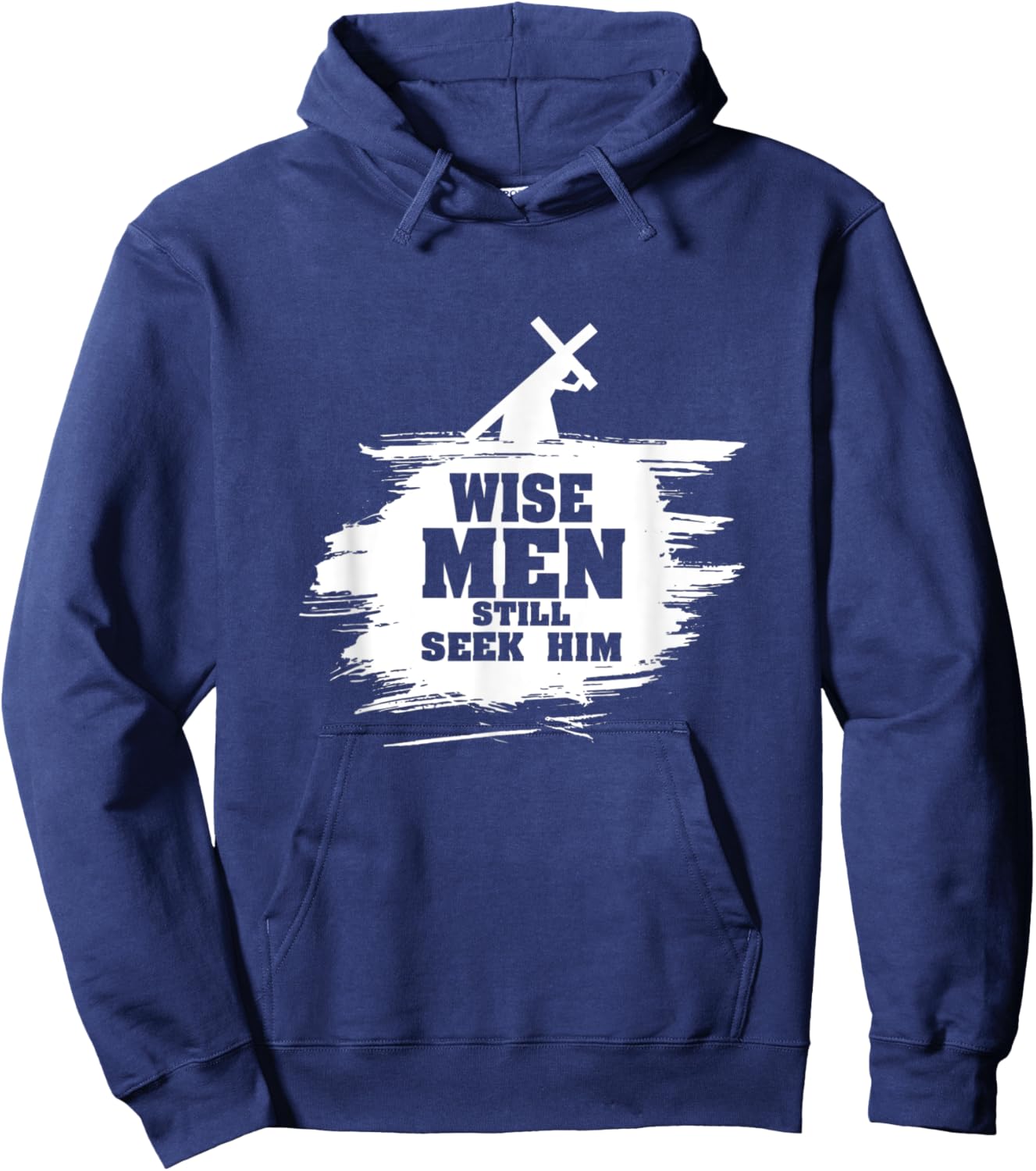 Wise Men Still Seek Him - Christian Faith Jesus Hope - Star Hoodie - Hoodie | Navy
