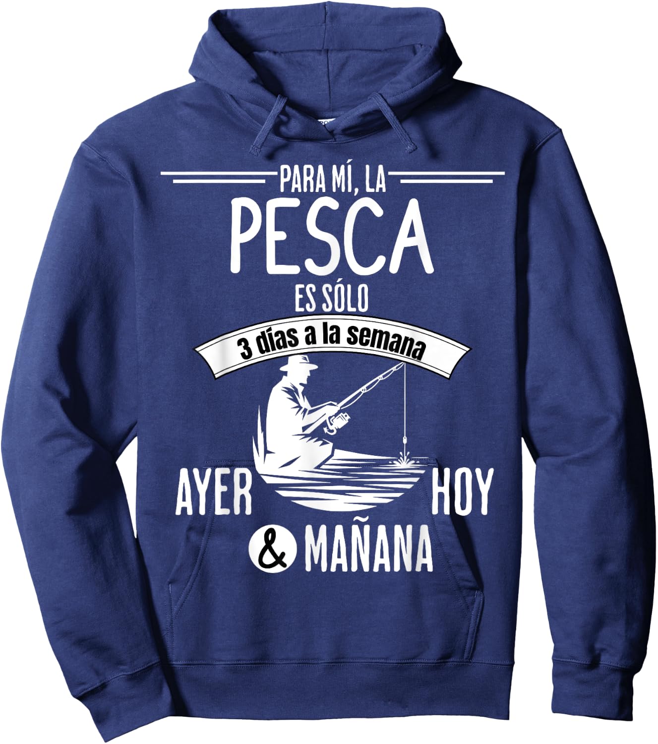 Pesca Regalo divertido para un Pescador Hoodie - Hoodie | Navy