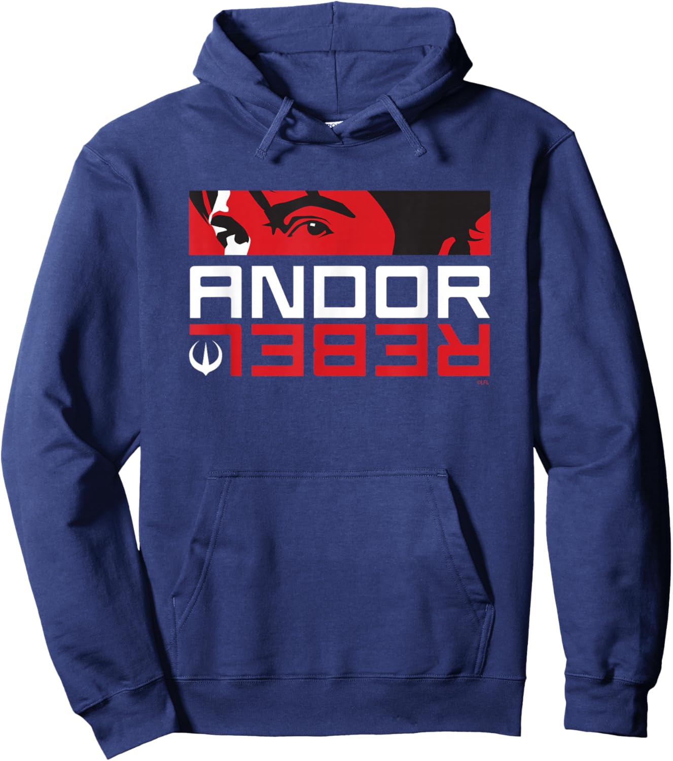 Star Wars Andor Cassian Andor Rebel Hoodie - Hoodie | Navy