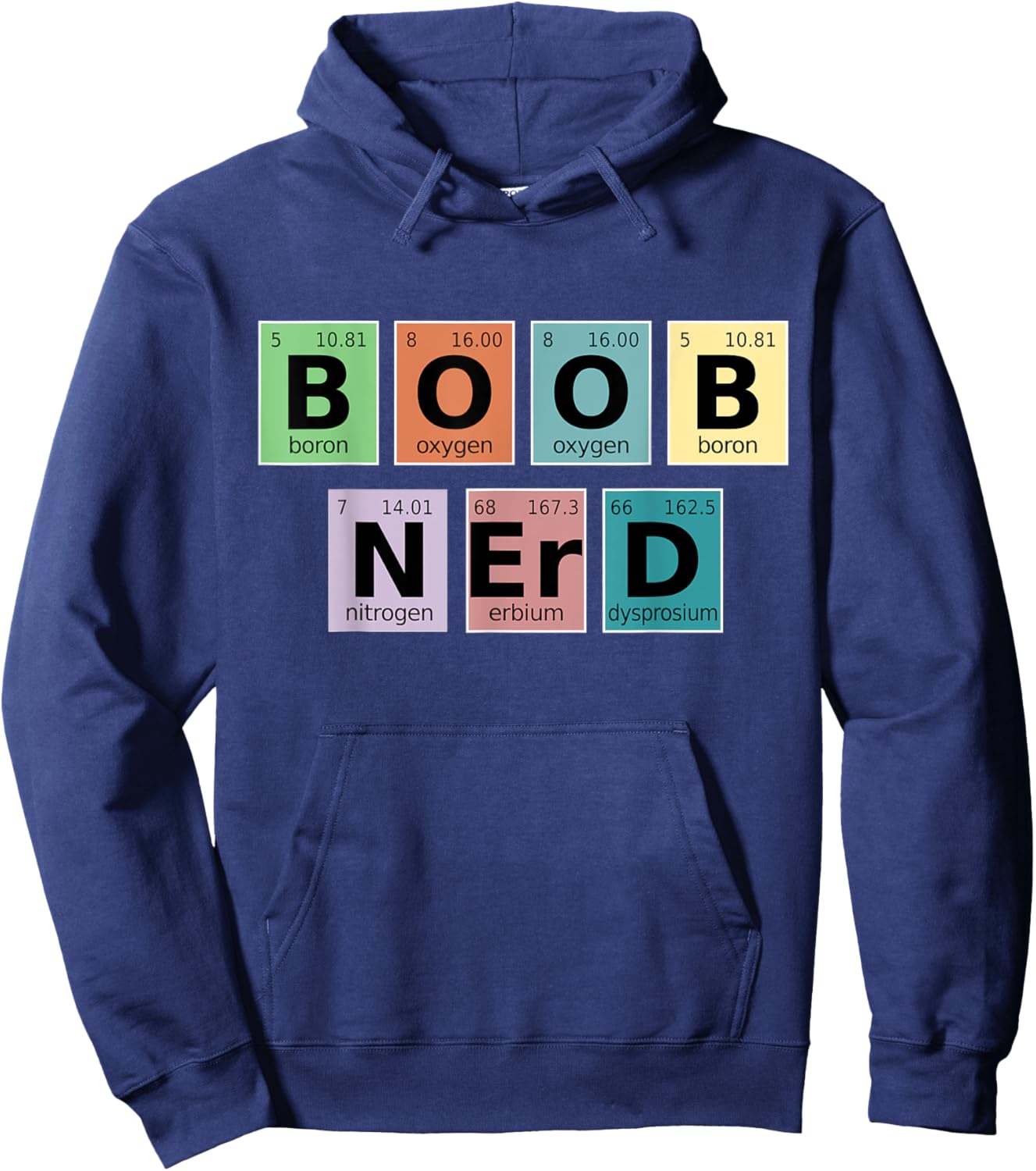 Lactation Consultant Counselor - Boob Nerd Hoodie - Hoodie | Navy