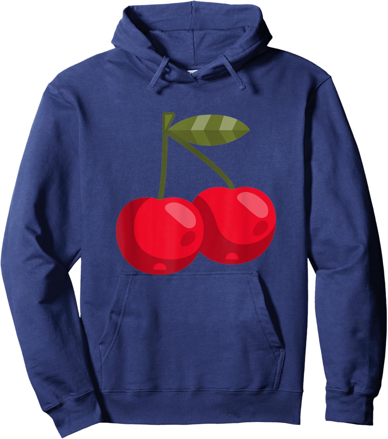 Red Cherries Shirt Trending Cherry Graphic Hoodie - Hoodie | Navy