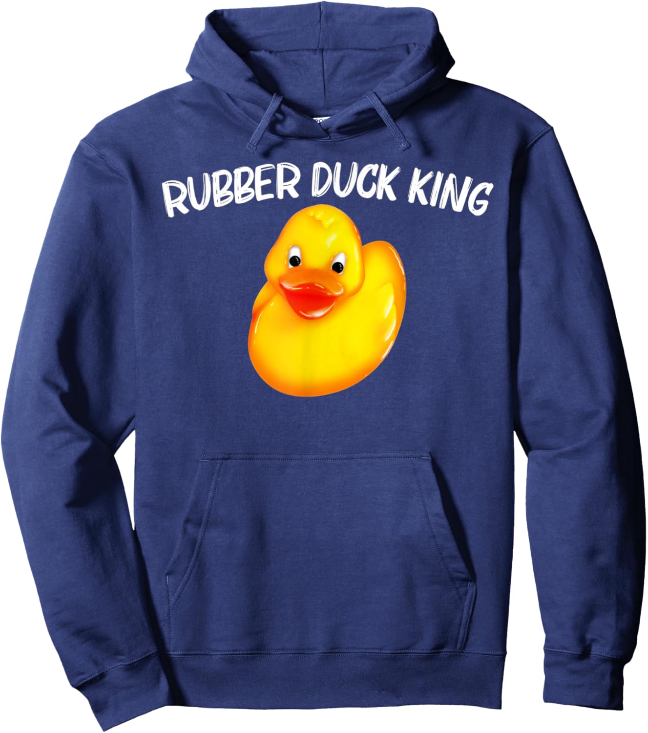Funny Rubber Duck Art Dad Kids Rubber Ducks Duckie Hoodie - Hoodie | Navy