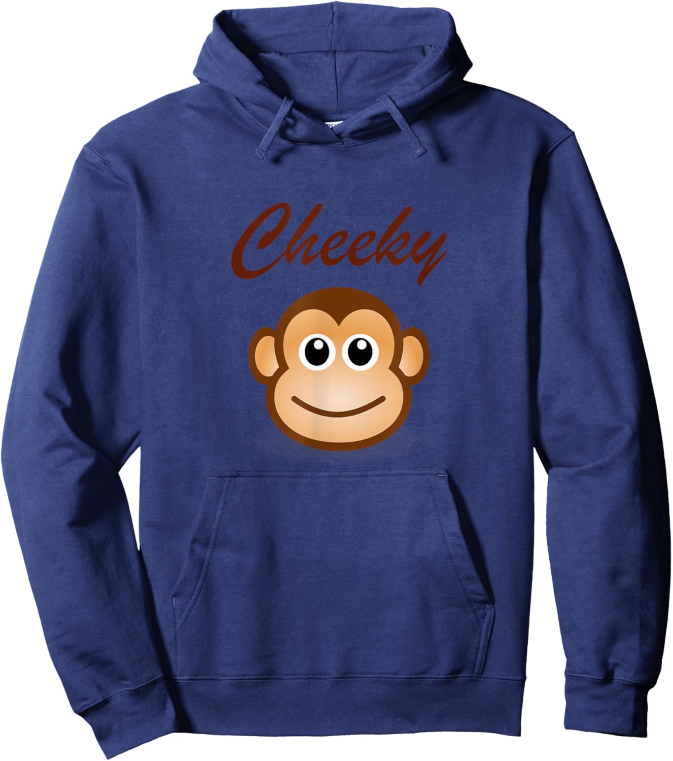Cheeky Monkey Funny Hoodie - Hoodie | Navy