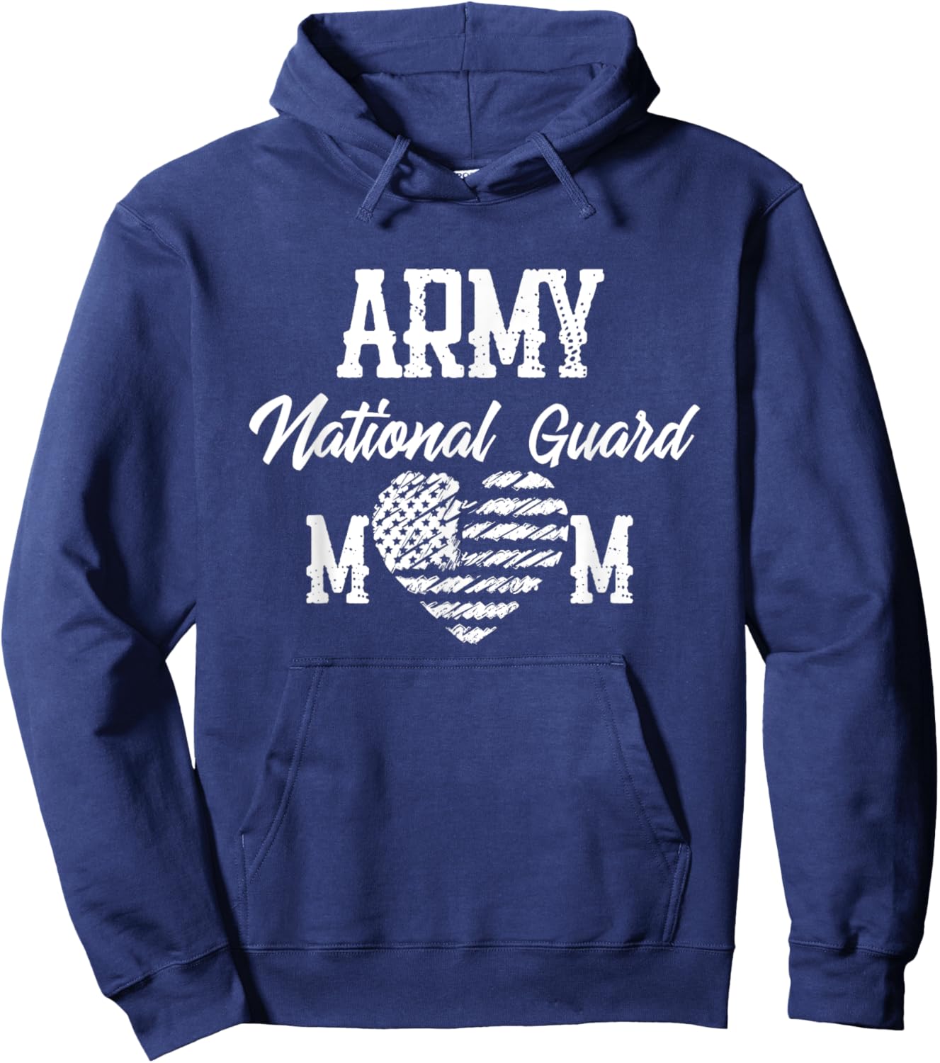 Army National Guard Mom Of Hero Military Family Hoodie - Hoodie | Navy