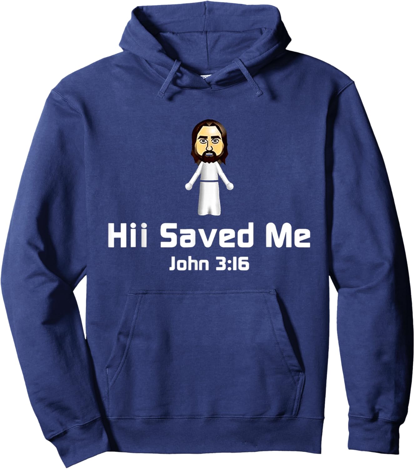 Hii Saved Me John 3:16 - Jesus Hoodie - Hoodie | Navy