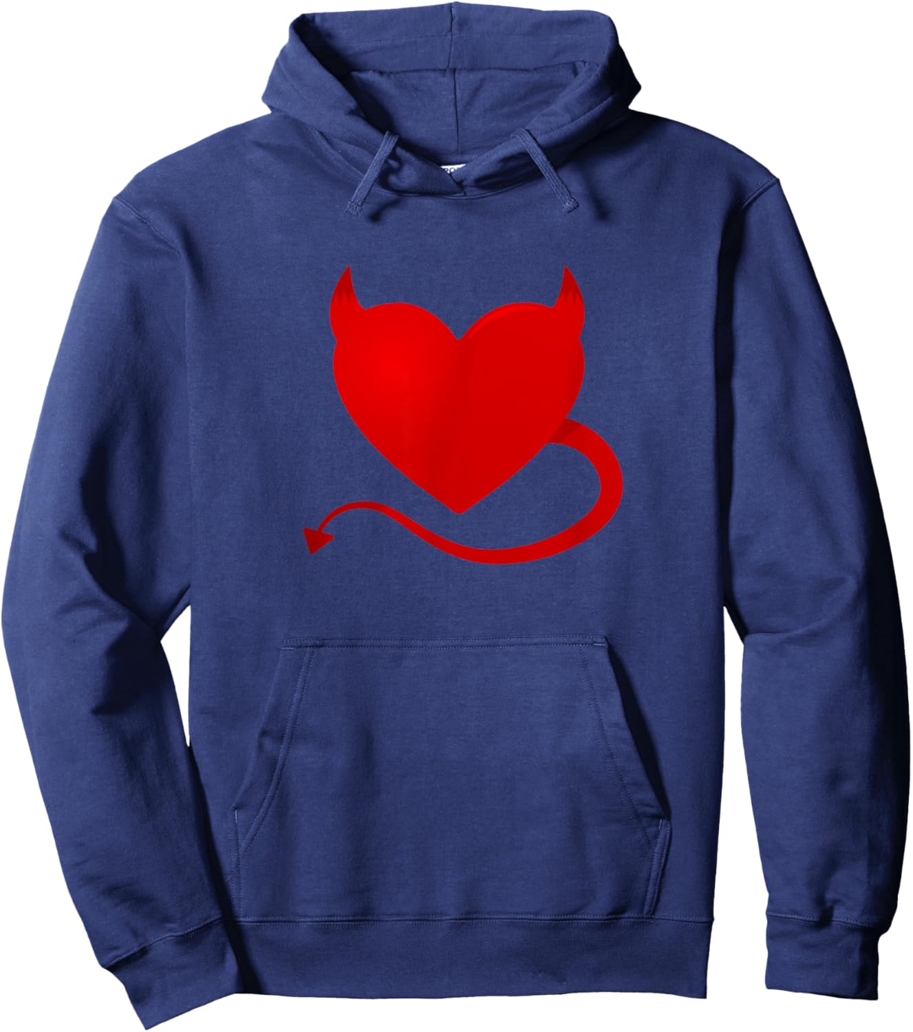 Devil Heart Hoodie - Hoodie | Navy