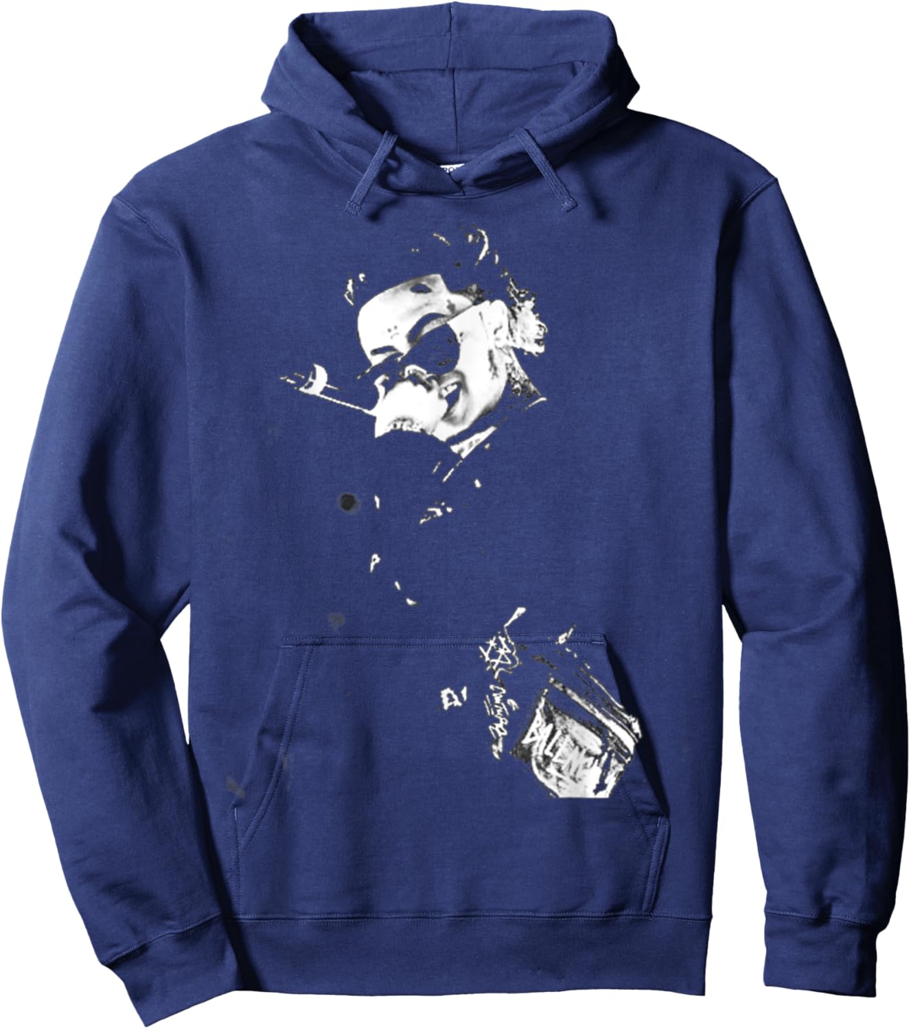 Design Lils Arts Pump Singing Vintage Hoodie - Hoodie | Navy