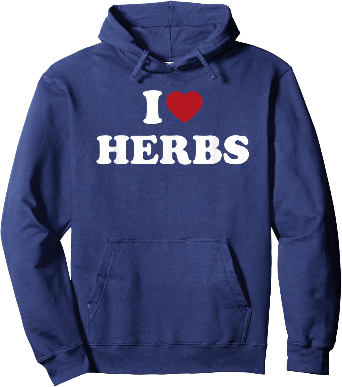 I Love Herbs, I Heart Herbs Hoodie - Hoodie | Navy