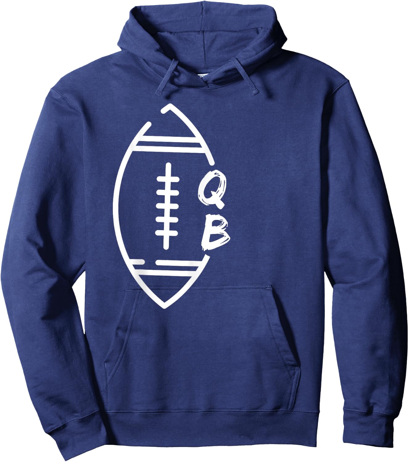 Quarterback QB Football Position Team Hoodie - Hoodie | Navy