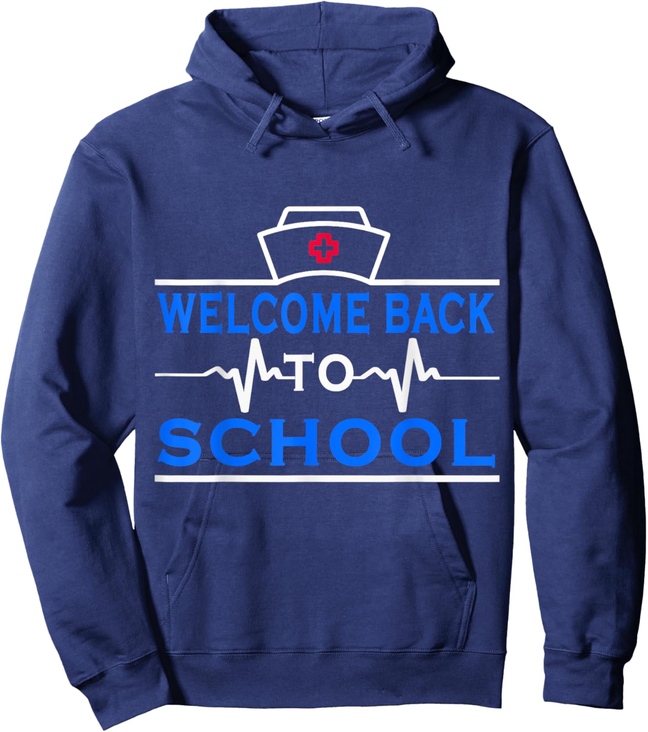 Elementary School Registered Nurse Back To School Nursing Hoodie - Hoodie | Navy