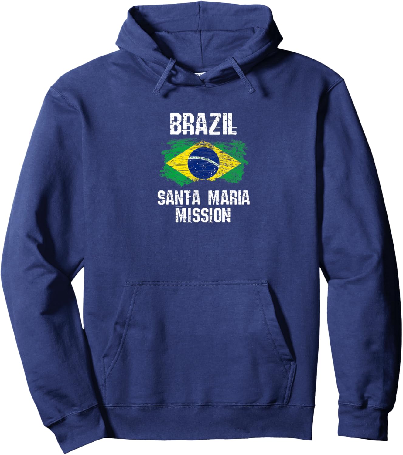 Brazil Santa Maria Mission Hoodie - Hoodie | Navy