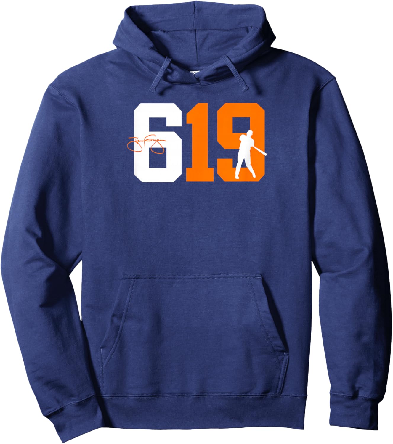 619 San Diego California Area Code Vintage 1998 TG Inspired Hoodie - Hoodie | Navy