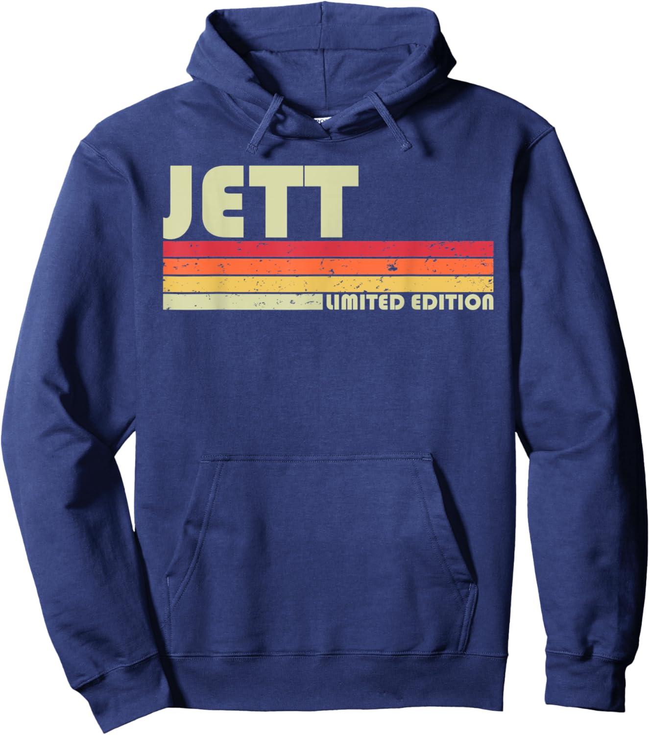 JETT Gift Name Personalized Funny Retro Vintage Birthday Hoodie - Hoodie | Navy