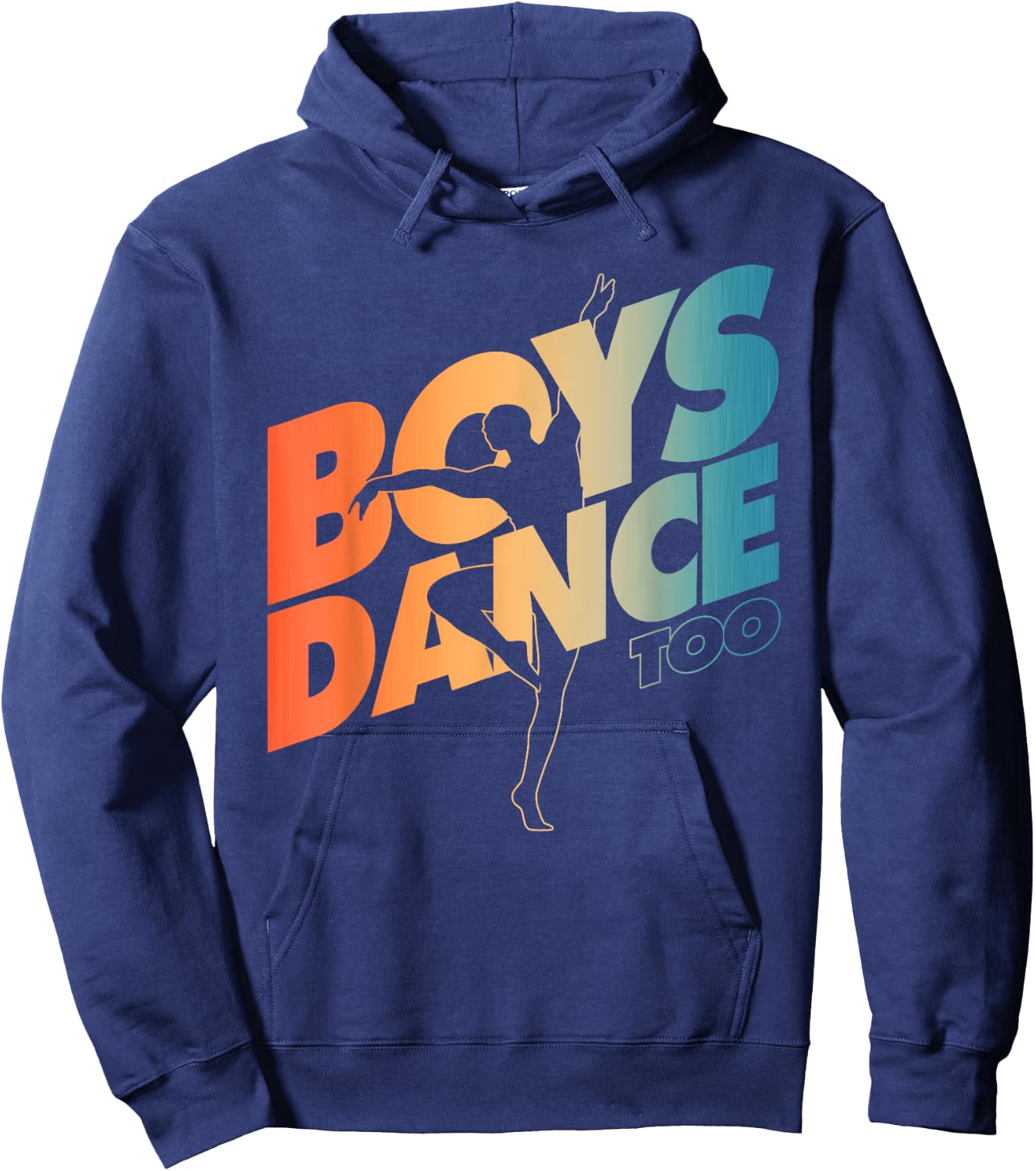 Funny Ballet Dancer Art Boys Ballet Dance Dancing Hoodie - Hoodie | Navy