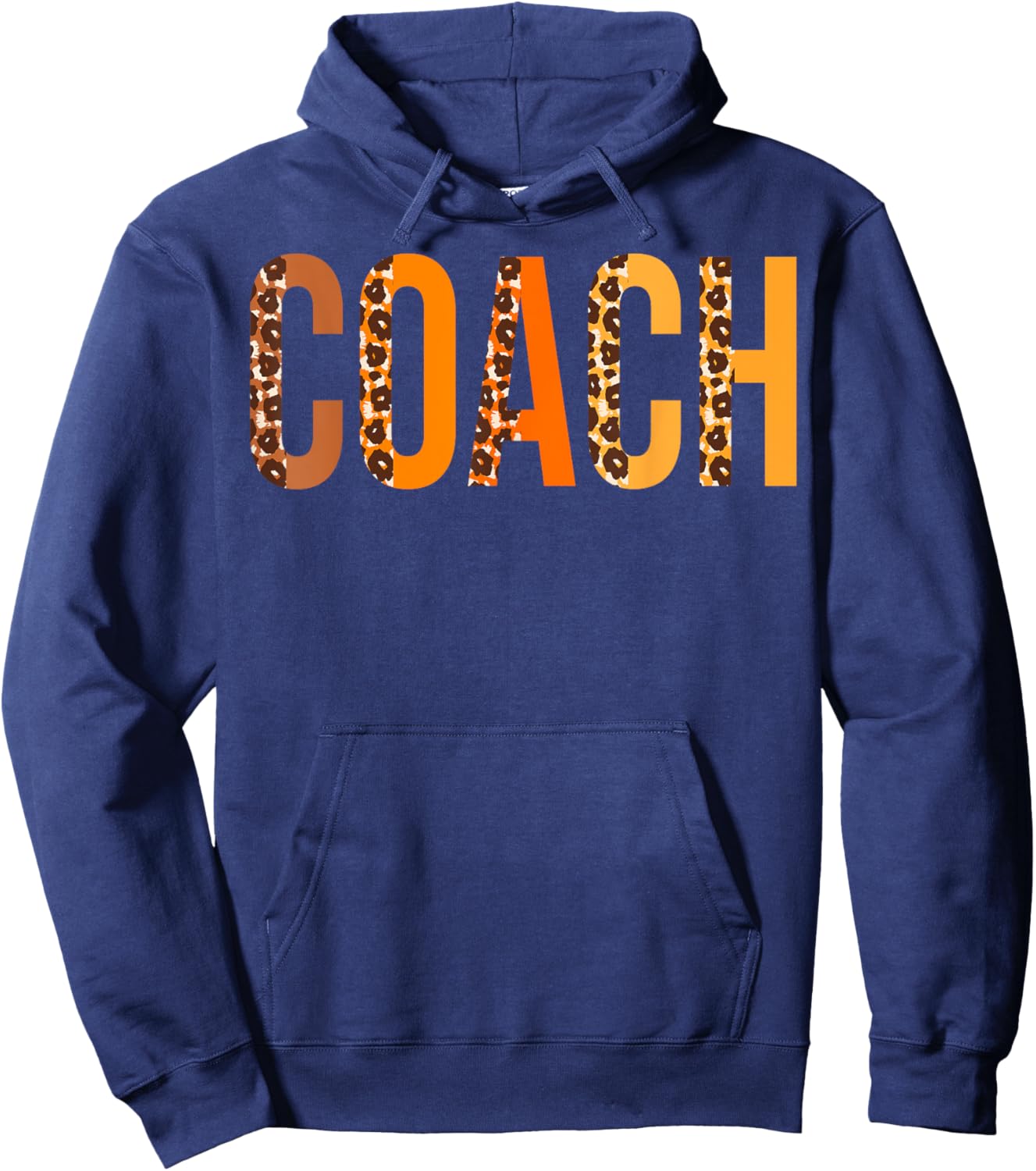 Coach leopard Squad Cute Fall Autumn Lovers Thanksgiving Hoodie - Hoodie | Navy
