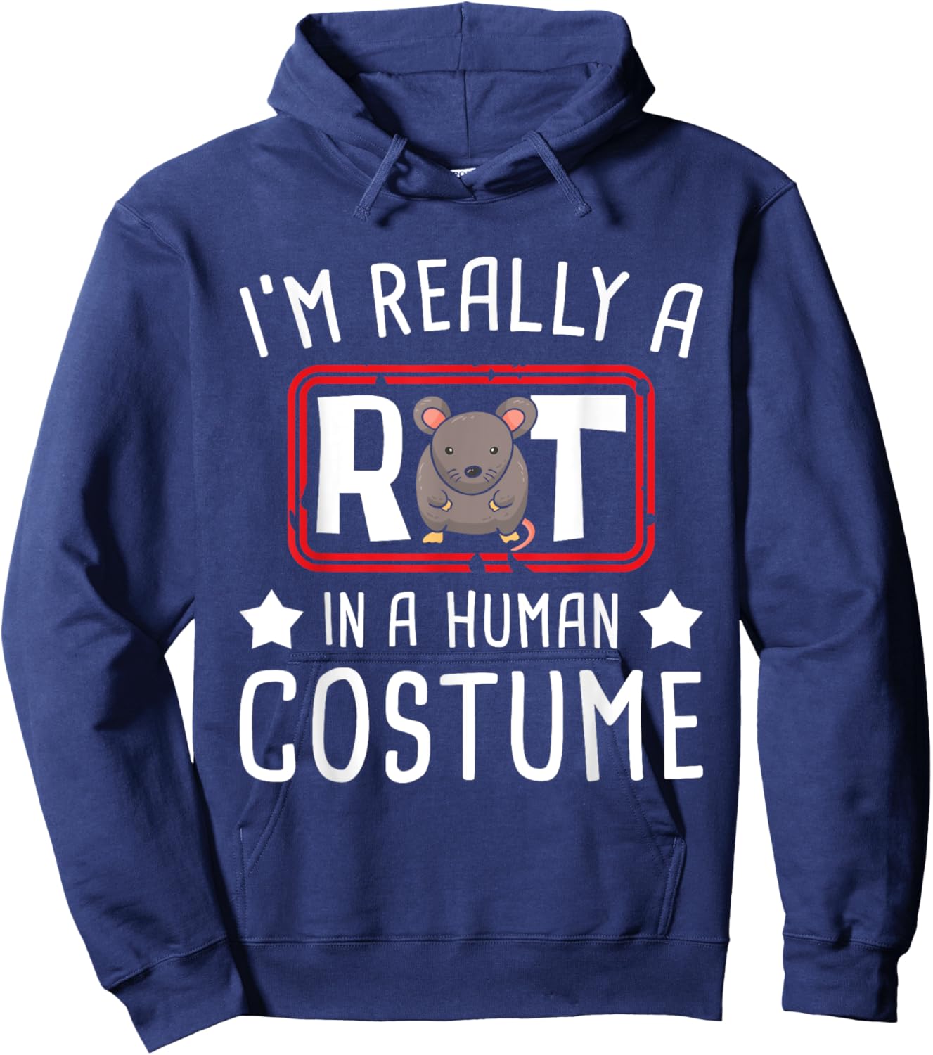 I'm A Rat - Rodent Lover Mouse Breeder Rat Lover Hoodie - Hoodie | Navy