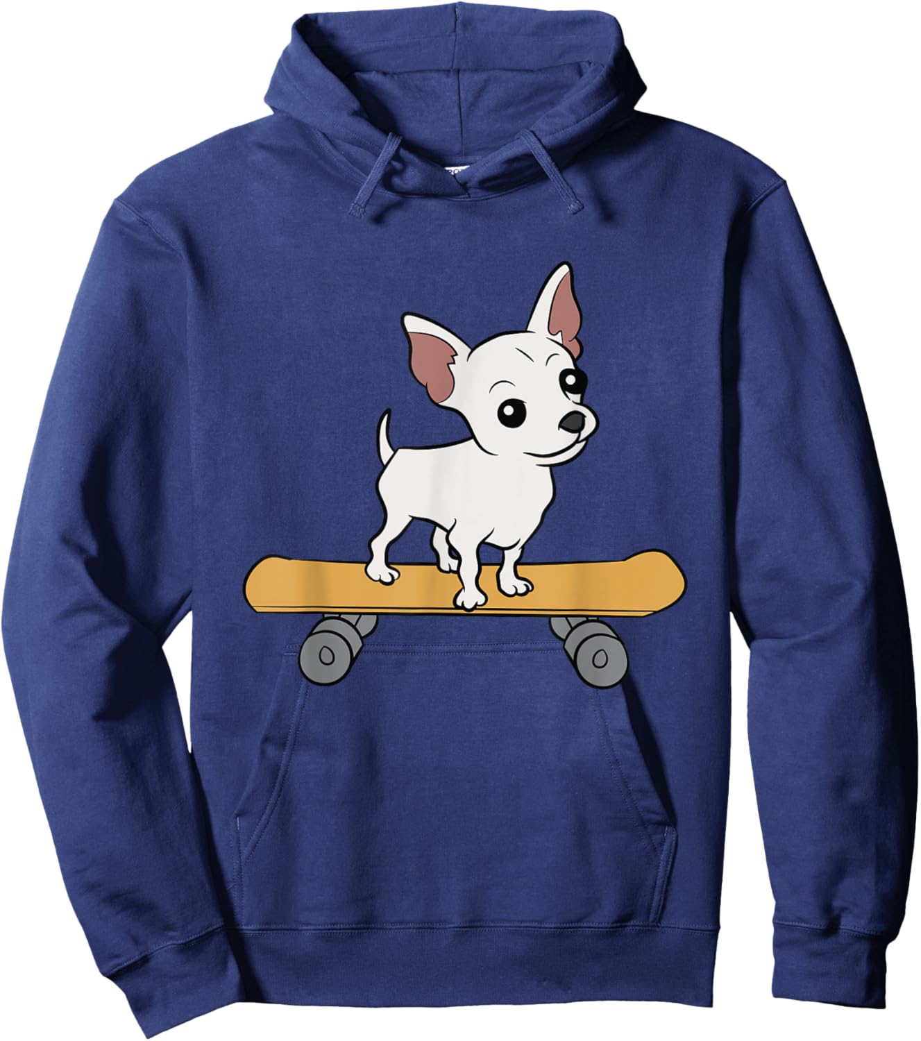 Chihuahua Skateboard Cute Chihuahua Skateboarding Hoodie - Hoodie | Navy