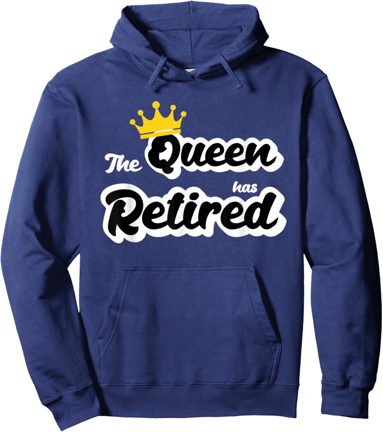 Retirement Last Day Of Work Funny Goodbye Retired Hoodie - Hoodie | Navy