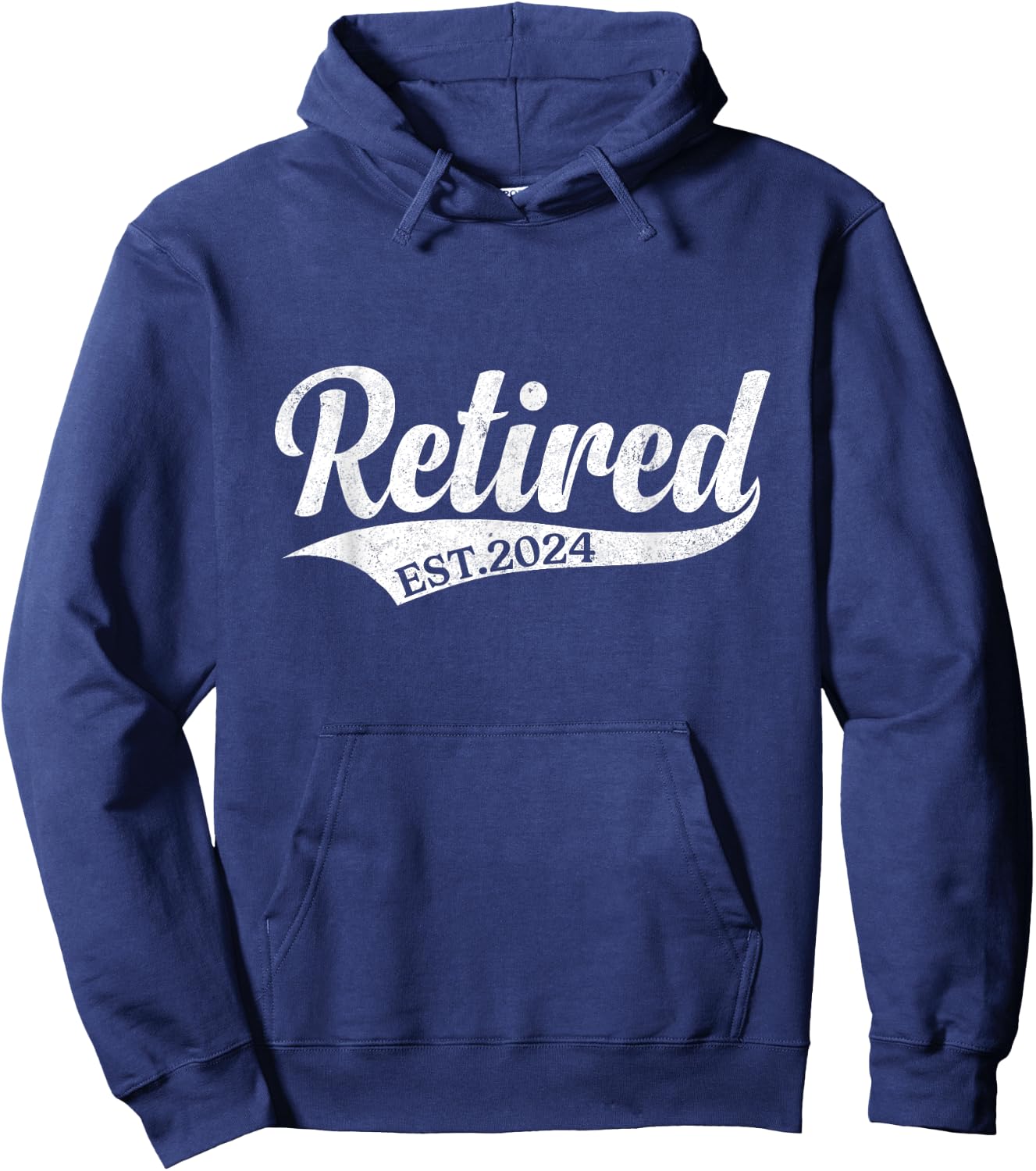 Retired Est. 2024 Retirement Men Women Hoodie - Hoodie | Navy