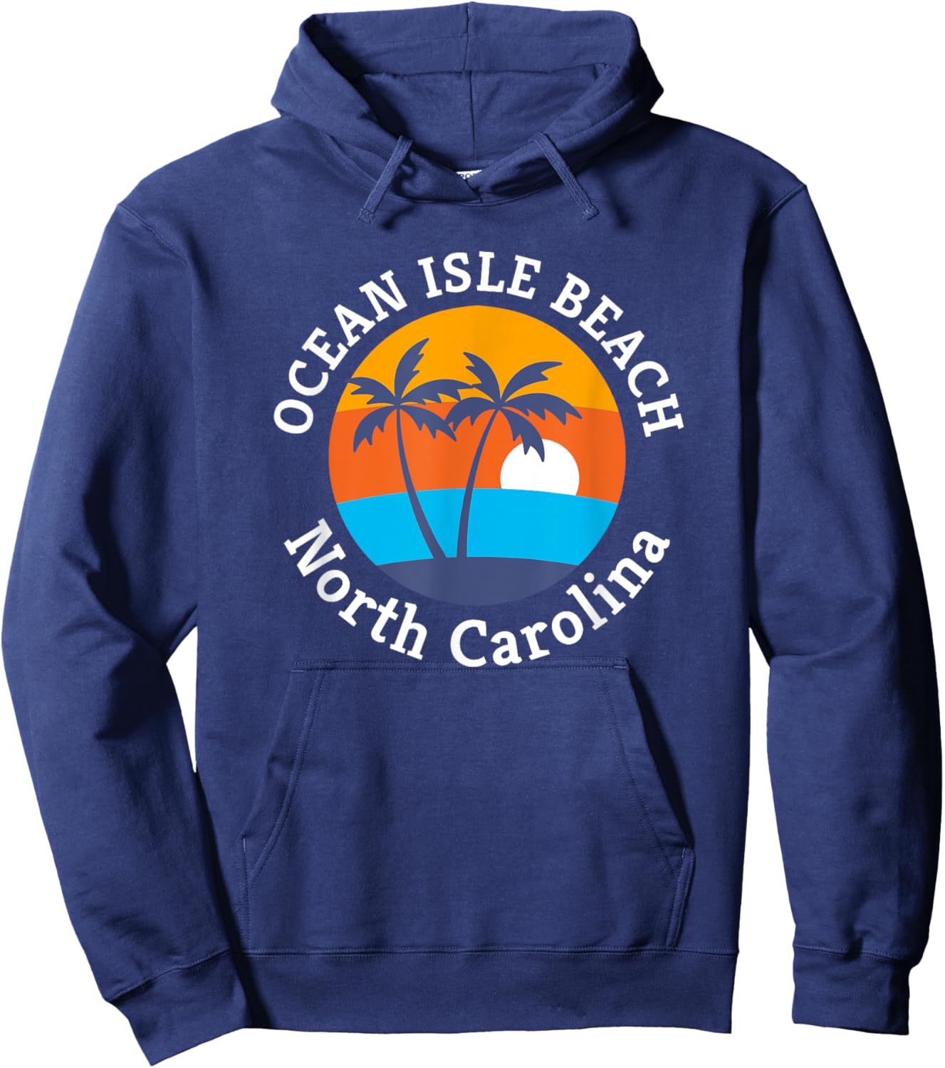 Ocean Isle Beach North Carolina Summer Vacation Souvenir Women Hoodie - Hoodie | Navy
