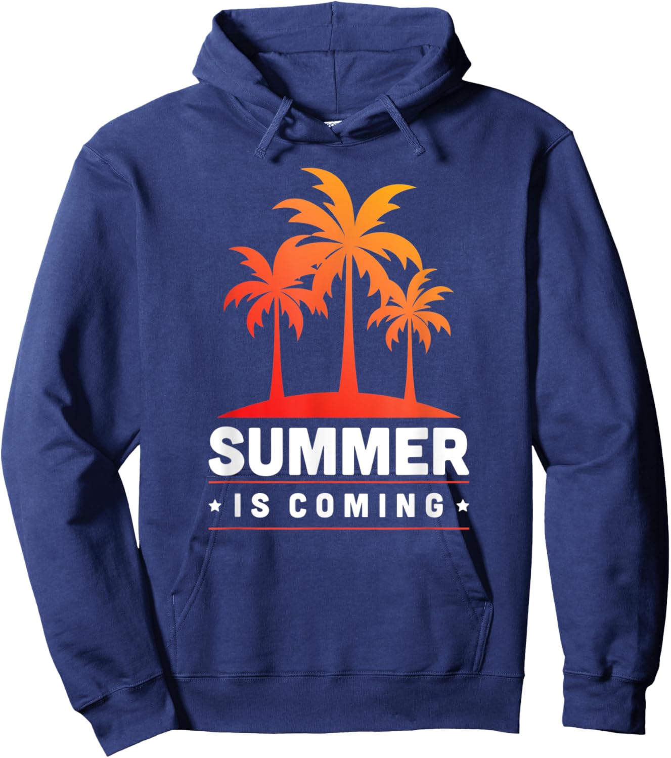 Summer Is Coming Tropical Caribbean Beach Summer Men Women Kids Hoodie - Hoodie | Navy