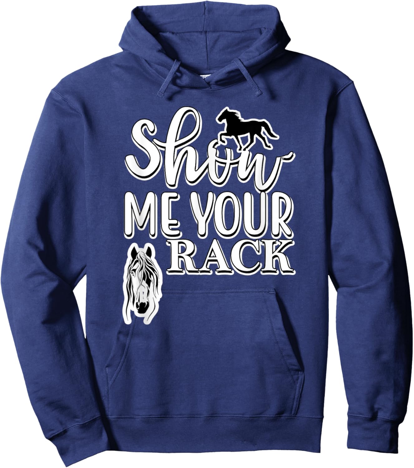 Racking Horse Gaited Breeds Hoodie - Hoodie | Navy