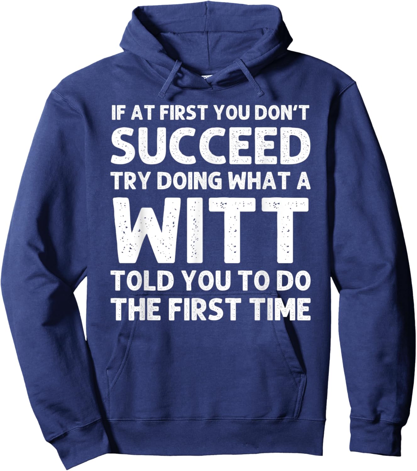 WITT Funny Surname Family Tree Birthday Reunion Idea Hoodie - Hoodie | Navy