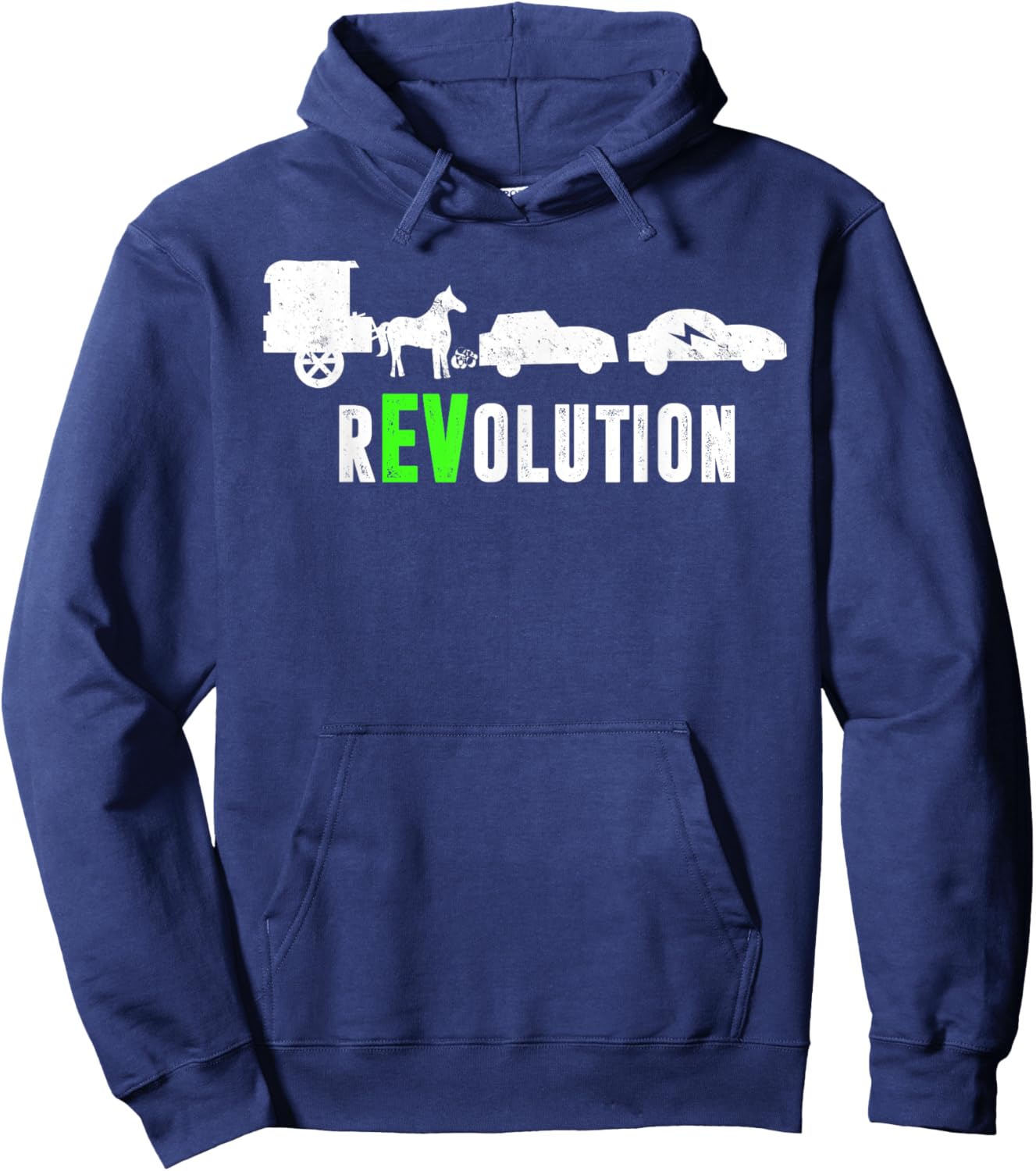 Electric Vehicle rEVolution EV Driver Hoodie - Hoodie | Navy