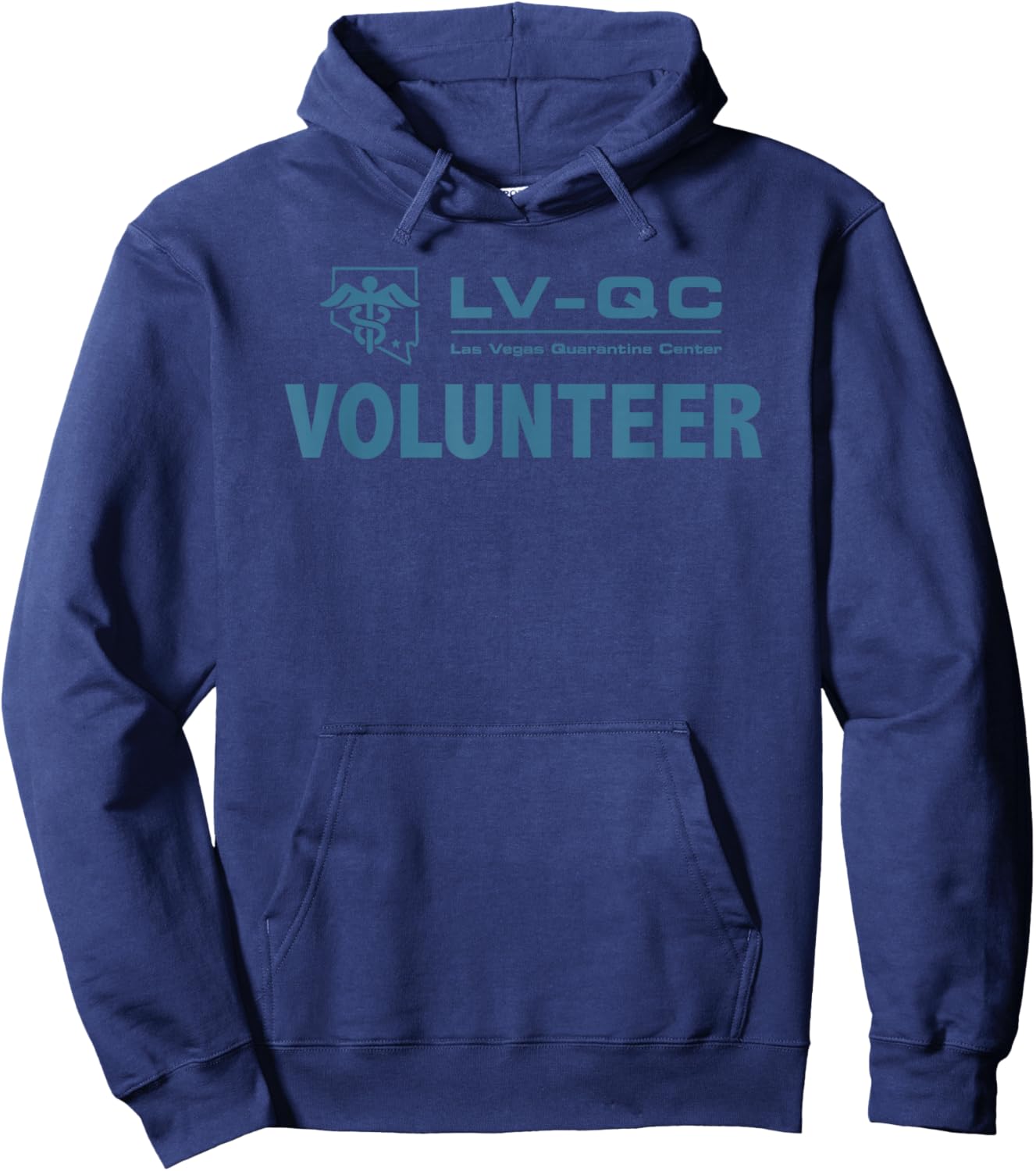 Army Of The Dead Las Vegas Quarantine Volunteer Hoodie - Hoodie | Navy