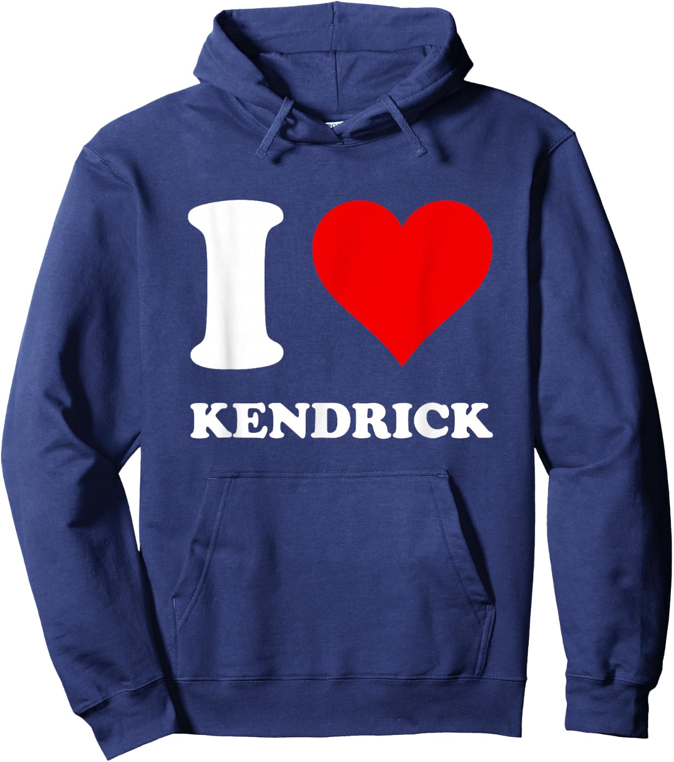 I Love Kendrick Hoodie - Hoodie | Navy