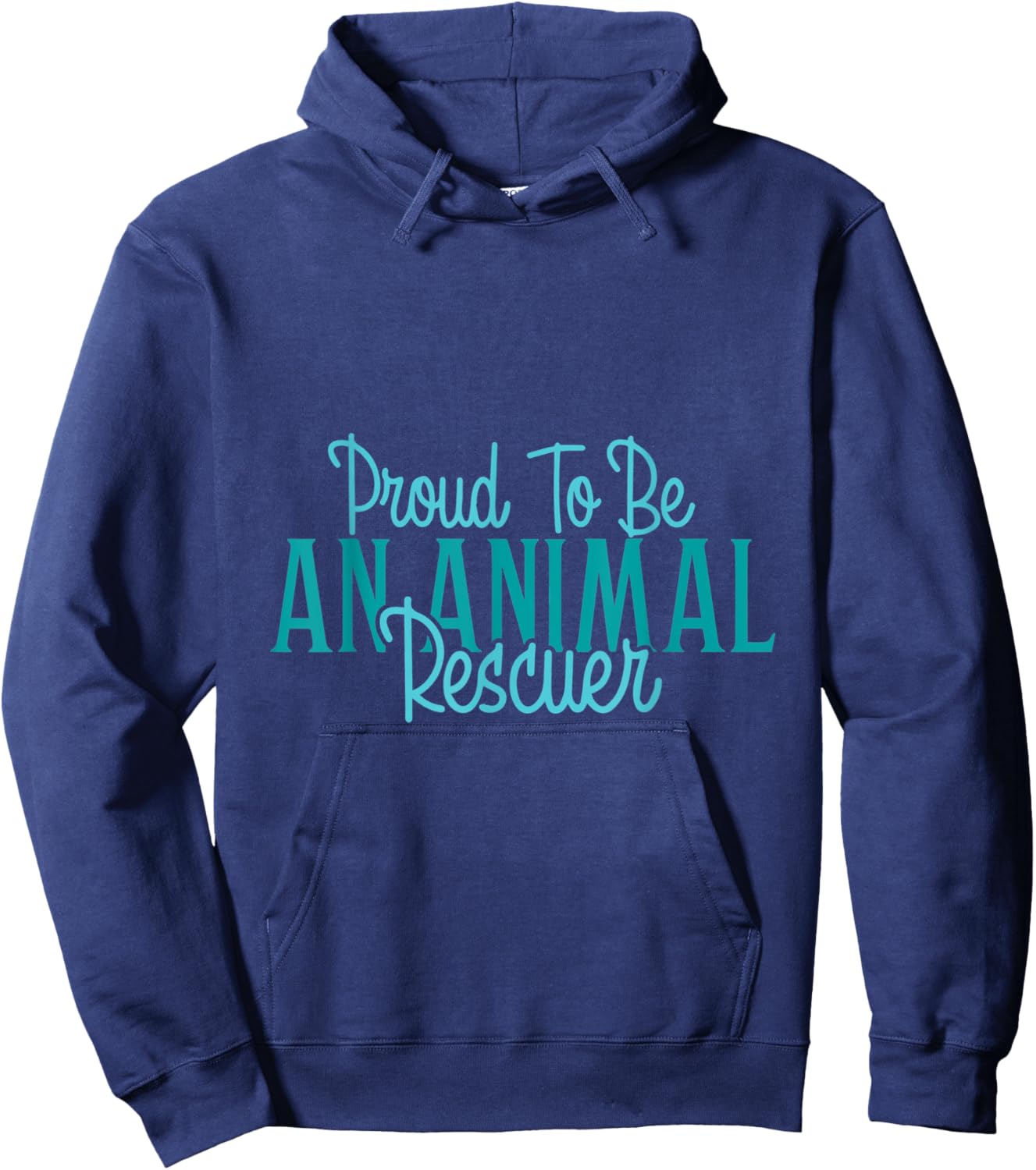 Proud To Be an Animal Rescuer Hoodie - Hoodie | Navy