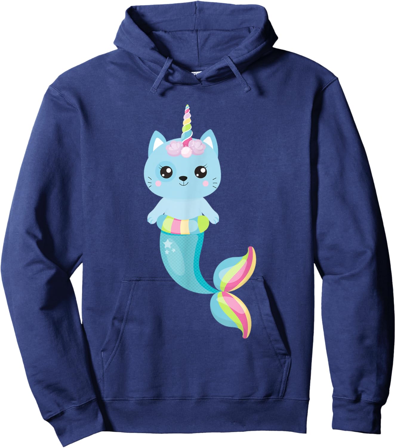 Summer Caticorn Unicorn Hoodie - Hoodie | Navy