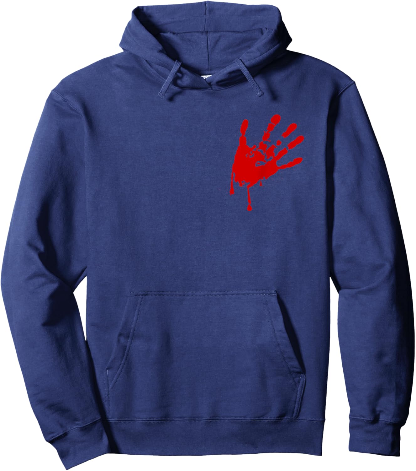 Red Hand Indian Girls No More Stolen Sisters Hoodie - Hoodie | Navy