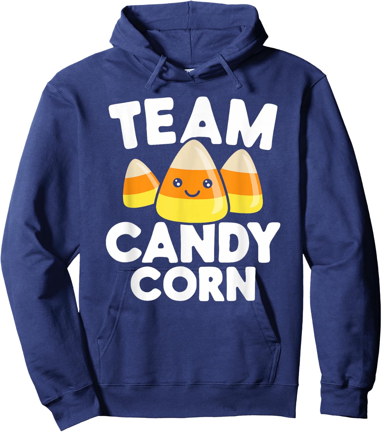 Team Candy Corn Funny Halloween Hoodie - Hoodie | Navy