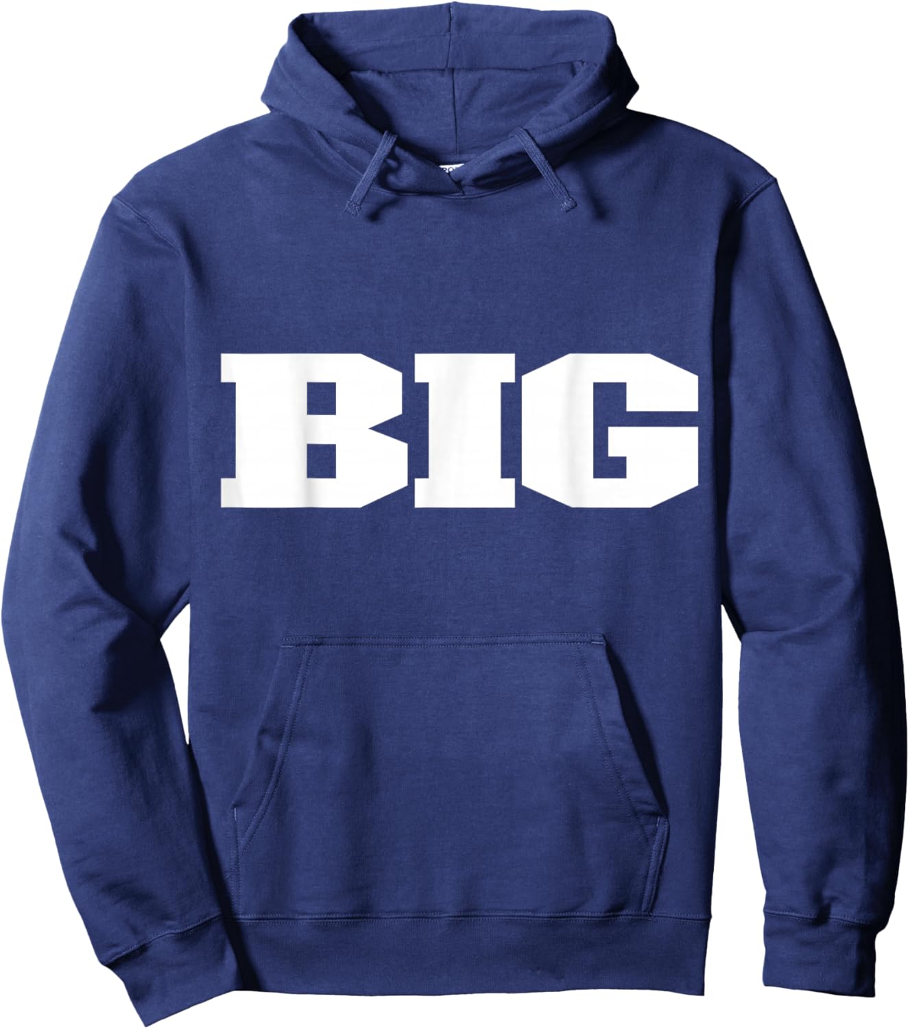 Shirt That Says Big Hoodie - Hoodie | Navy