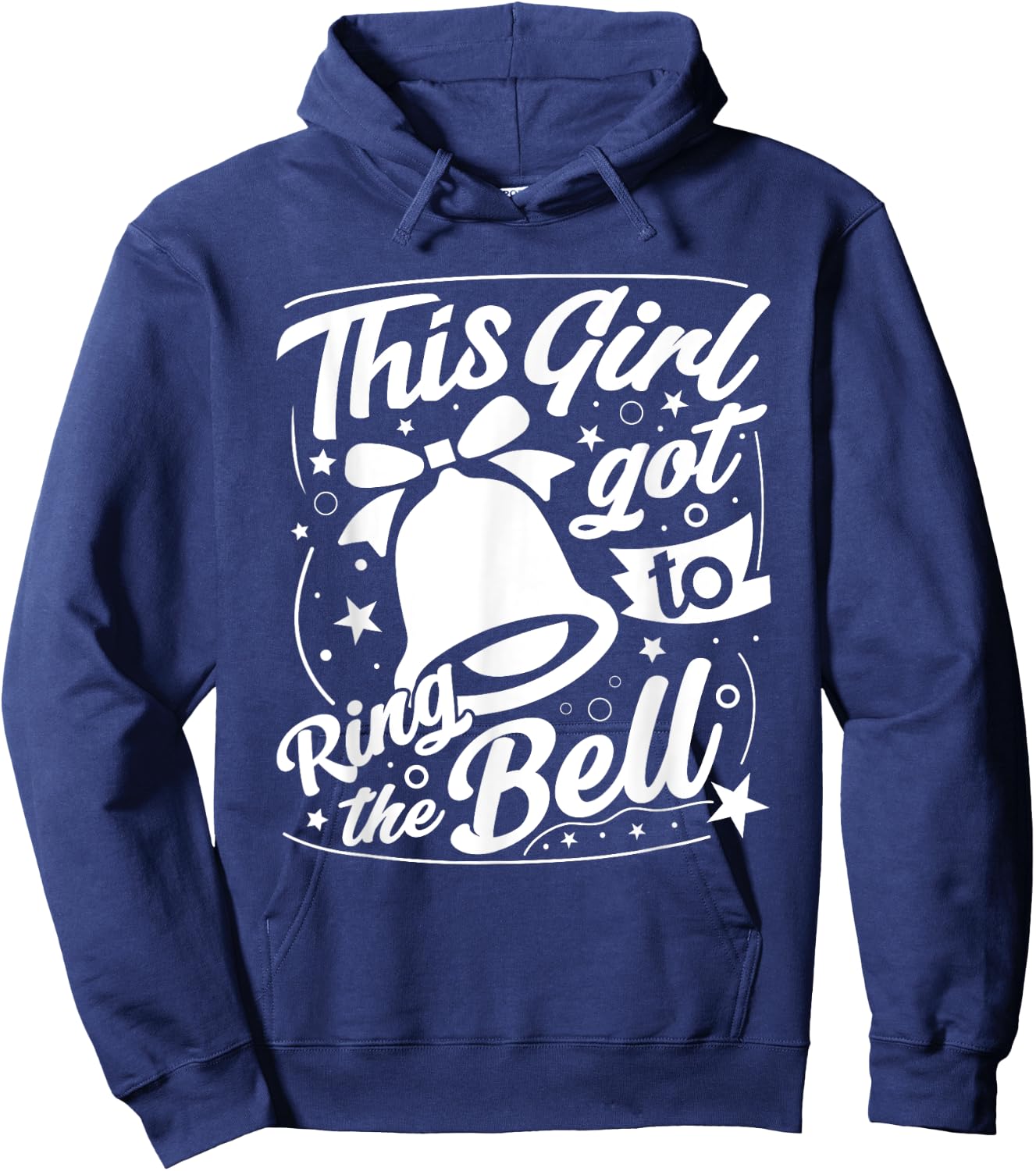 This Girl Got to Ring the Bell Chemo Grad Breast Cancer Hoodie - Hoodie | Navy