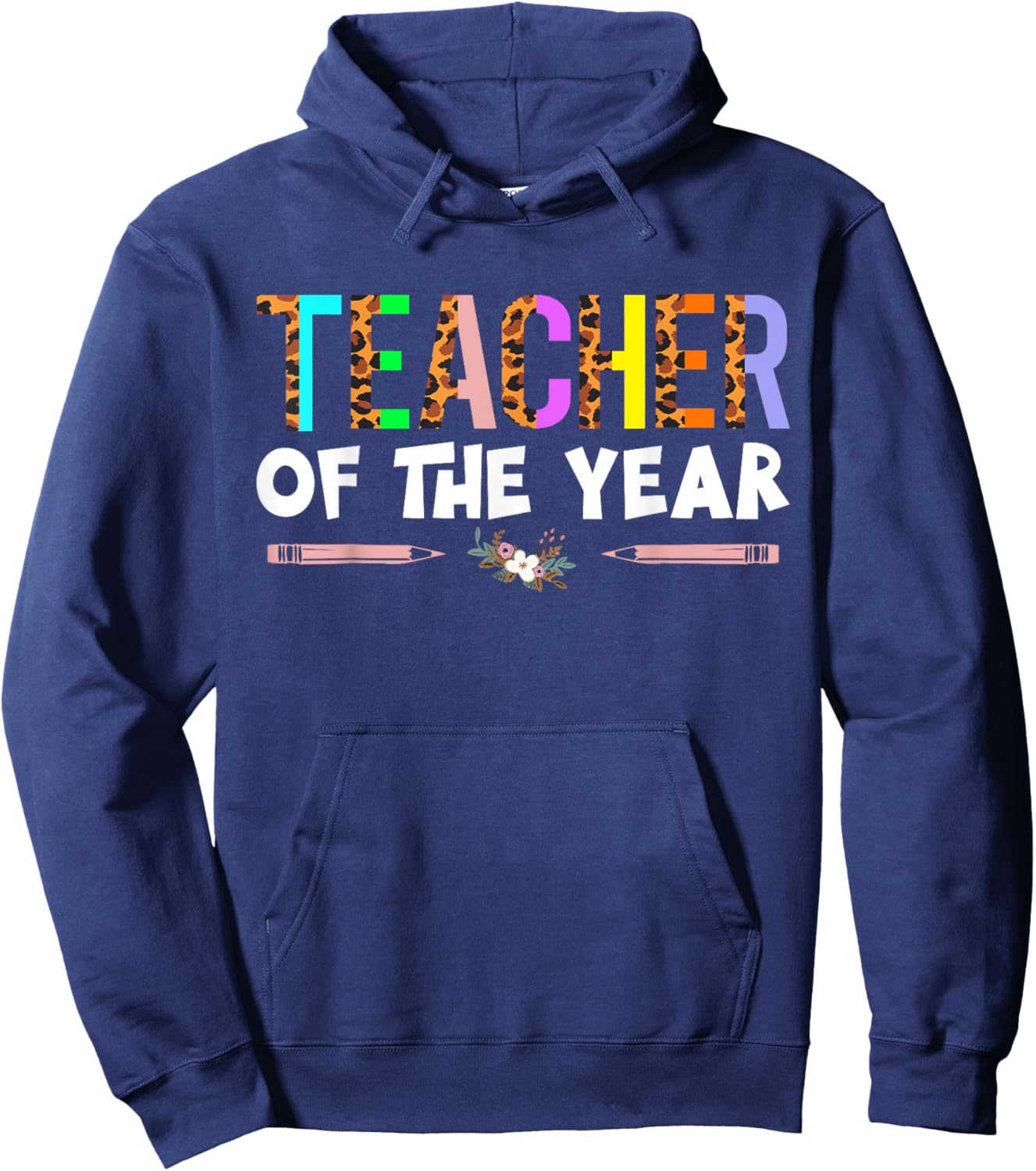 Teacher of The Year Party Gift Teacher Appreciation Gifts Small Hoodie - Hoodie | Navy