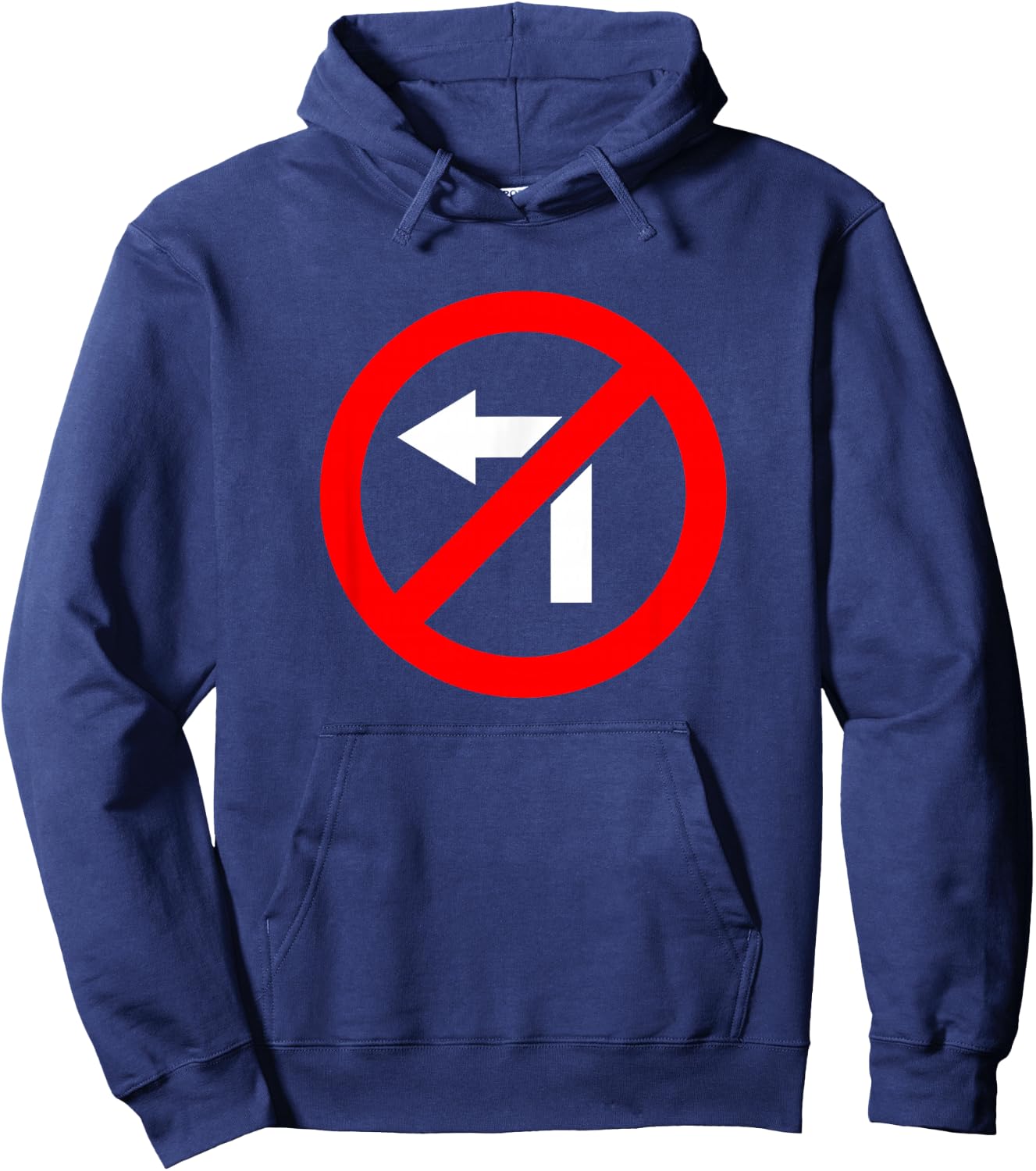 No Turning Left Unwoke Freedom Hoodie - Hoodie | Navy