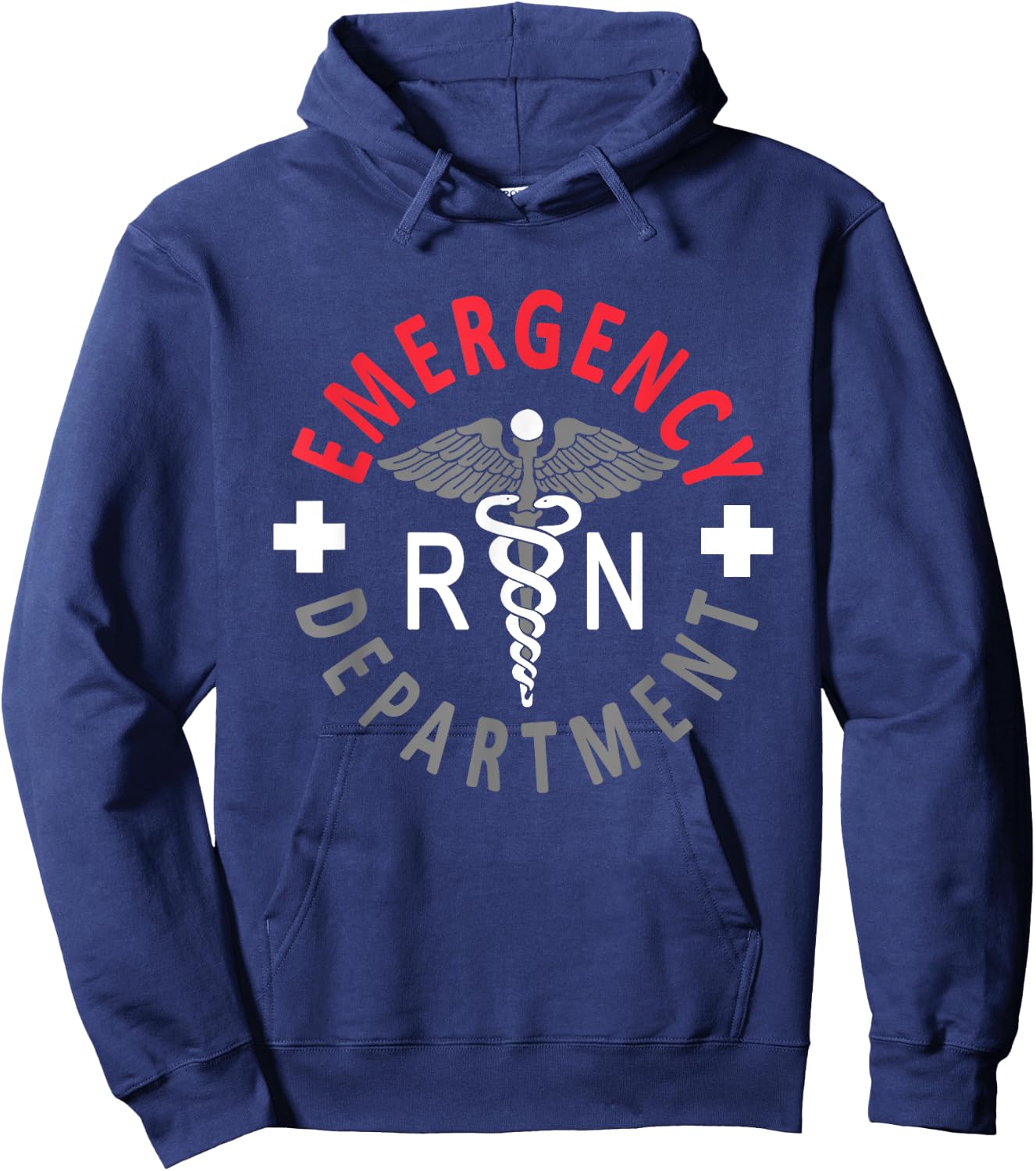 Emergency Department Emergency Room Nursing Registered Nurse Hoodie - Hoodie | Navy