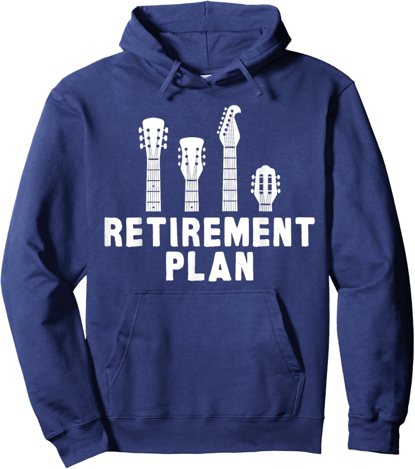 Guitar Band Retirement Plan Musik CD & Vinyl Vintage Hoodie - Hoodie | Navy