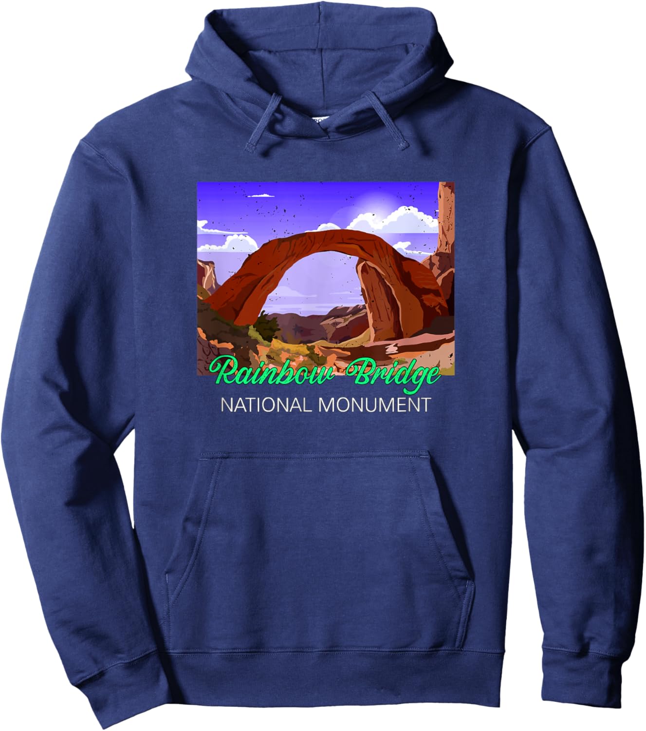 Rainbow Bridge National Monument Hoodie - Hoodie | Navy
