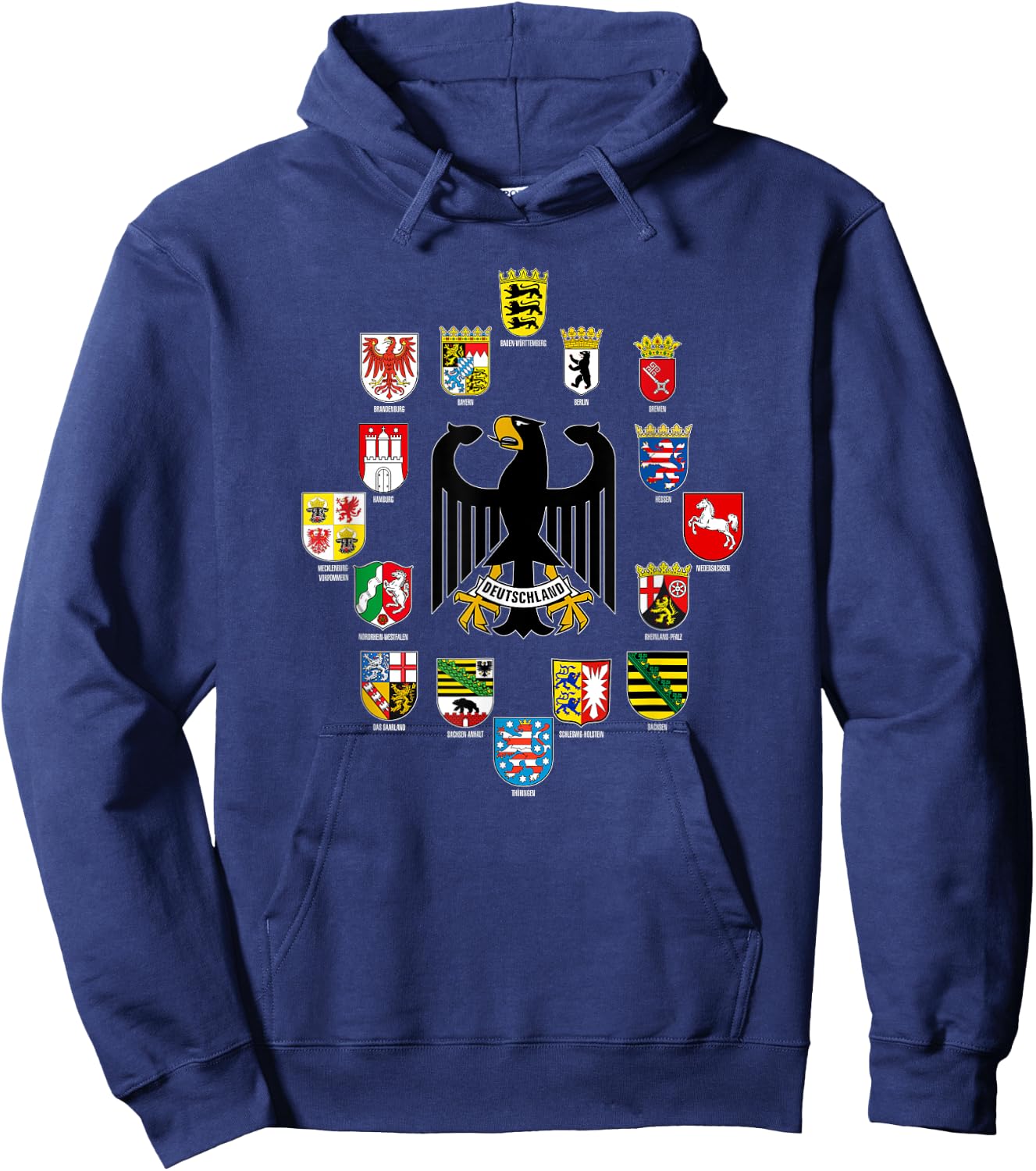 States of Germany Hoodie - Hoodie | Navy