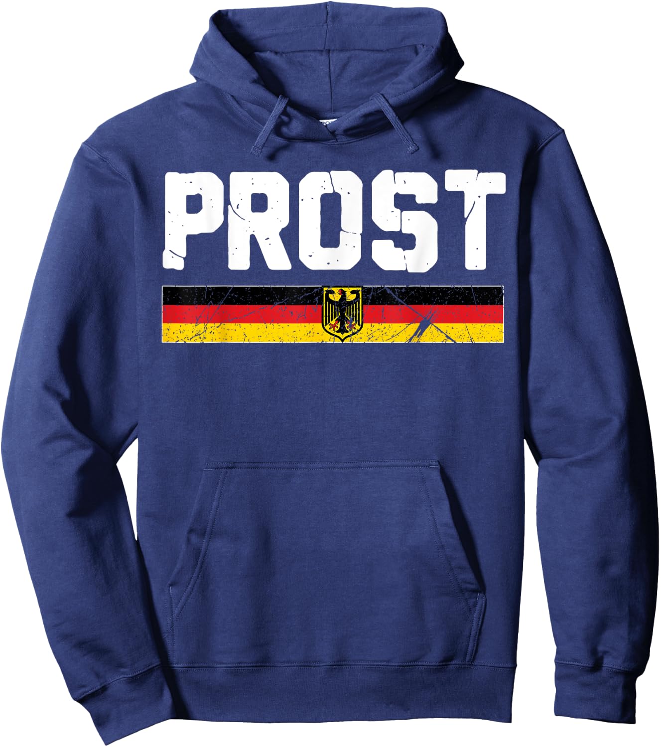 Prost German Flag Eagle Bavarian Oktoberfest Men Women Kids Hoodie - Hoodie | Navy